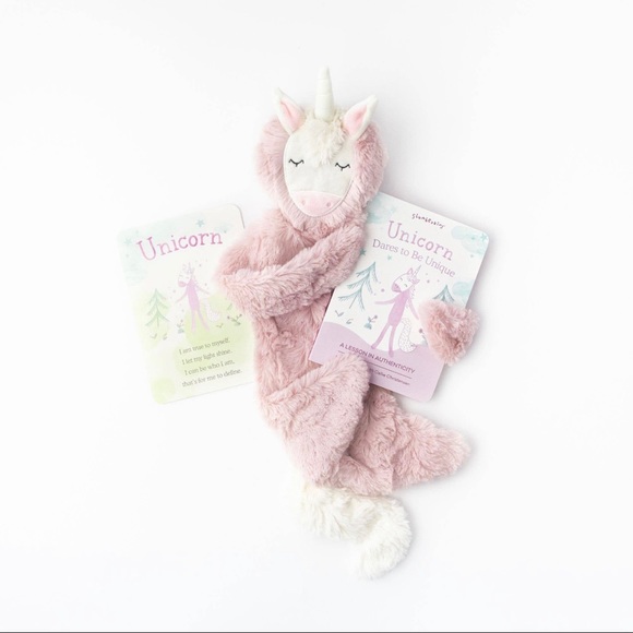 NWT Slumberkins Rose Unicorn Snuggler - Picture 2 of 4